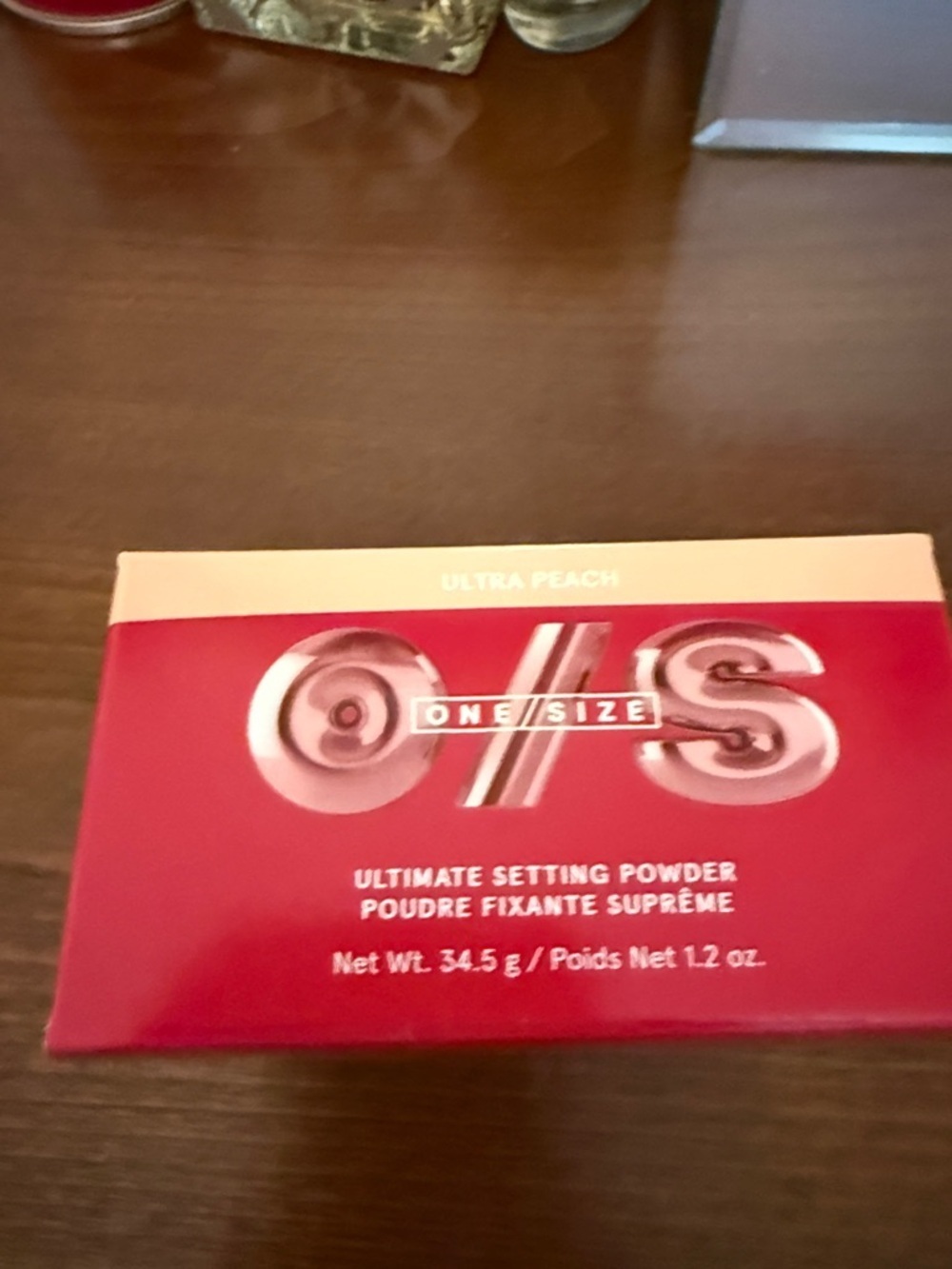 ONE/SIZE Ultra Peach Ultimate Setting Powder - Peach & Red Packaging